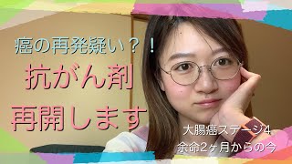 【癌】再発疑い🤔抗がん剤再開します。27歳がんサバイバーの捉え方。 [upl. by Yerfej]