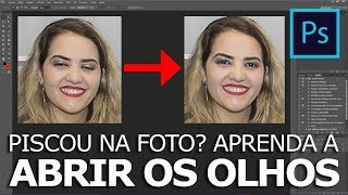 Como Abrir os Olhos no Photoshop [upl. by Almap]