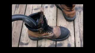 How To Dry Wet Boots Fast Tutorial [upl. by Ahtebbat311]