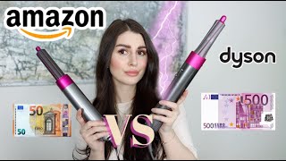 50€ AMAZON Dyson Air Wrap DUPE im LIVE TEST l Vergleich [upl. by Anatolio]