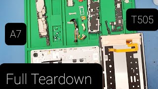 Samsung galaxy tab A7 SMT505  disassembly Teardown Repair [upl. by Ellehsat]