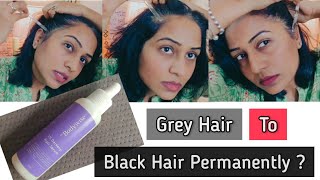 Covert Grey Hair into Black Permanently  1 DARKENYL Hair Serum  Non Sponsored 100 Honest Review [upl. by Curnin126]