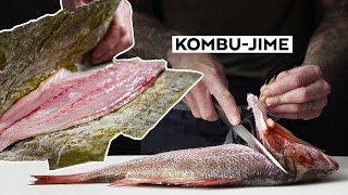 CURING FISH with SEAWEED  How to cure fish with Kombu [upl. by Kciredohr]