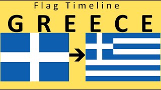 Flag of Greece  Historical Evolution Timeline [upl. by Elsa]