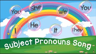 Subject Pronouns Song [upl. by Zoara]