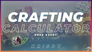 ALBION ONLINE ULTIMATE CRAFTING CALCULATOR easy understanding  HOW I DO MY CRAFT ez millions [upl. by Retrop563]