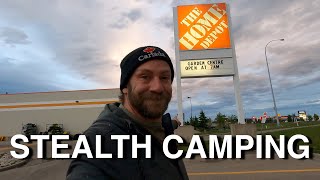 Stealth Camping Behind Home Depot [upl. by Stevana472]