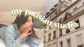 MY TINY PARISIAN STUDIO  11m2 for 520 euros [upl. by Chiquia]