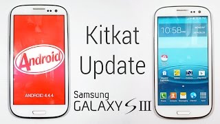 Galaxy S3 I9300 Kitkat 44 Update Samsung Touchwiz based  How to FlashInstall [upl. by Naxela]