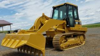 Cat 953C Track Loader For Sale Operating Video [upl. by Nelubez]