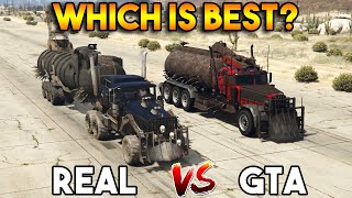 GTA 5 CERBERUS VS REAL WAR RIG  WHICH IS BEST [upl. by Ethelred]