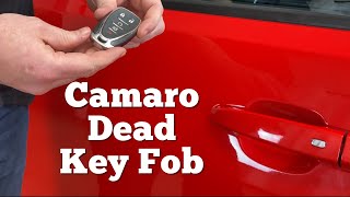 How to Unlock amp Start A 2016  2024 Chevy Camaro With Dead Or Bad Remote Key Fob Battery  Chevrolet [upl. by Smiga288]