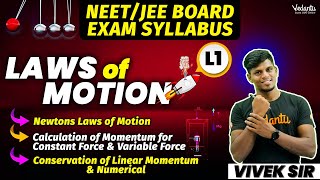 Laws of Motion L1  Vivek Sir  Vedantu NEET TamilVedantuNEETTamil  Conservation of Momentum [upl. by Aneras185]