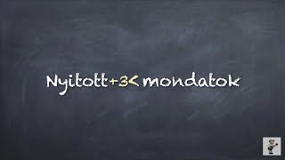 Mini matek  Nyitott mondatok [upl. by Krauss]