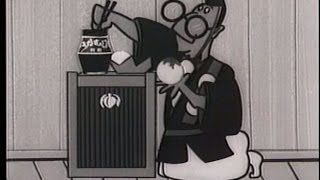 勧進帳篇（1966年）  桃屋のり平アニメCM [upl. by Poler699]