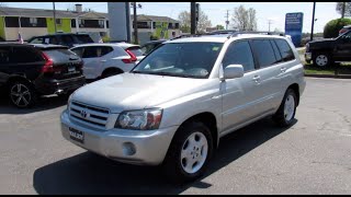 SOLD 2005 Toyota Highlander Limited V6 AWD Walkaround Start up Tour and Overview [upl. by Susann]