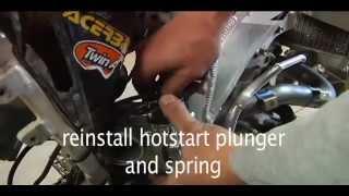 How to remove and reinstall a CRF carb and most modern 4 stroke MX carbs [upl. by Viole]