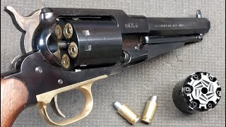 Pietta 1858 Remington 44 Cap amp Ball amp 45 ACP Combo  Shooting Review of This Awesome Revolver [upl. by Ettelrac102]