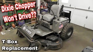 Dixie Chopper WONT DRIVE Fix It TBox [upl. by Demb]