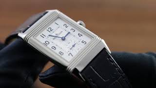 JaegerLeCoultre Reverso Classic Medium SmallSecond 2438520 Showcase Review [upl. by Eidoow]