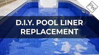 How To Install A Swimming Pool Liner From Pool Warehouse [upl. by Sonitnatsnok]