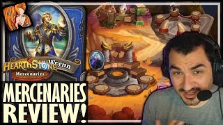 KRIPP REVIEWS MERCENARIES MODE  Hearthstone Mercenaries [upl. by Aerdna]