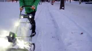 compare greenworks pro 80volt cordless electric snow blower vs greenworks corded [upl. by Yrreb358]