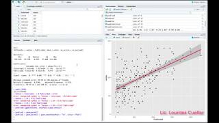 Regresión Lineal Simple en Rstudio [upl. by Giardap]