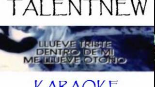 KARAOKE  MIGUEL BOSE  HOJAS SECAS [upl. by Thekla]