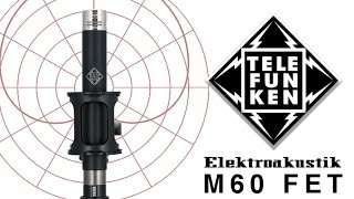 TELEFUNKEN Elektroakustik M60 FET Microphone [upl. by Hekking]