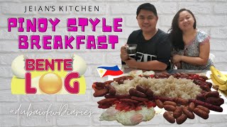 WE TRIED THE FAMOUS PINOY BENTELOG BREAKFAST  DUBAIOFWDIARIES [upl. by Barbara]