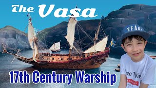 The Vasa  17th Century Warship  Vasa Museum  Stockholm Sweden  EnzoTVidz [upl. by Chip]