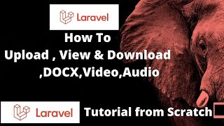 Laravel How To UploadView And Download PdfDocxMp4Mp3 In Laravel Laravel Tutorial From Scratch [upl. by Pompei615]