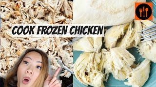 How to cook frozen chicken FAST [upl. by Ihtak]