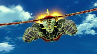 Mazinger Z Infinity  Jet Scrander Launch HD CC [upl. by Nabatse]