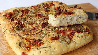 Cómo hacer FOCACCIA ITALIANA Perfecta [upl. by Airlee511]