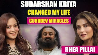 GURUDEV SRI SRI RAVISHANKAR MIRACLE HEALING STORIES  RHEA PILLAI PODCASTpreetikarao712 Gurudev [upl. by Gobert]