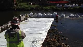 Temporary Cofferdam Install 8 [upl. by Leone38]