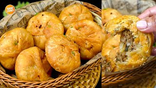 Ramzan Special Qeema Kachori RecipeIftar Recipe by samina Food Story [upl. by Eeimaj]