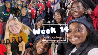 FOOTBALL CHAMPIONSHIP CHRISTMAS SHOW amp FINALS PREP  Vlog Liberty University [upl. by Fayette]