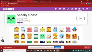 How to get the spooky ghost blooket [upl. by Adelina]