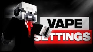 Vape Settings for Hypixels Anticheat Update [upl. by Nalat253]