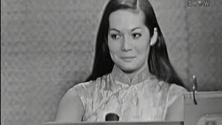 Whats My Line  Nancy Kwan Lord Robert Boothby panel Dec 4 1960 [upl. by Aynekal]