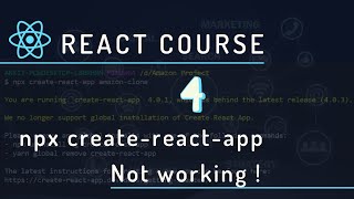 createreactapp not working ⚠️ error solved [upl. by Casaleggio178]