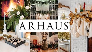 ARHAUS STUNNING HOLIDAY DECORATING SHOP WITH ME [upl. by Ahsaercal]