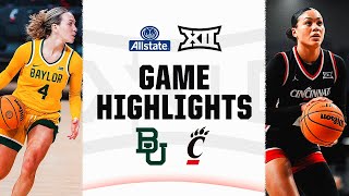 No 21 Baylor at Cincinnati  Big 12 Womens Basketball Highlights  February 27 2024 [upl. by Gilud1]