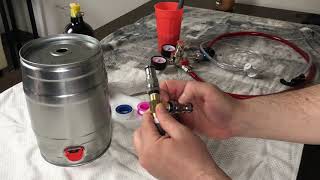 Mini Keg with Ball Lock Tap System [upl. by Elamaj832]