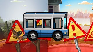 Bus Masteries in Special Maps  Hill Climb Racing 2 [upl. by Tiena]