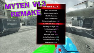 MW3 TU24 Multiplayer Mod Menu Myten V13 Remake ShowcaseRelease [upl. by Nnaylloh]