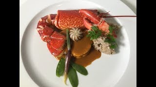 Duo de lotte et homard à laméricaine [upl. by Kalikow]